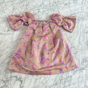 Florence Fancy Girls Vibrant Parrot Dress size 4T HTF Made in Portugal